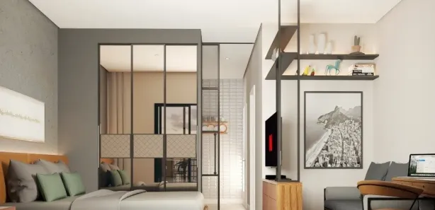 Flat com 1 Quarto à venda, 26m² no Monte Castelo, Volta Redonda