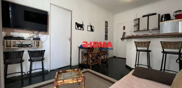 Flat com 1 Quarto para alugar, 40m² no Itararé, São Vicente