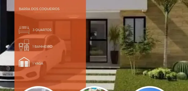 Casa de Condomínio com 3 Quartos à venda, 250m² no Luar da Barra, Barra dos Coqueiros