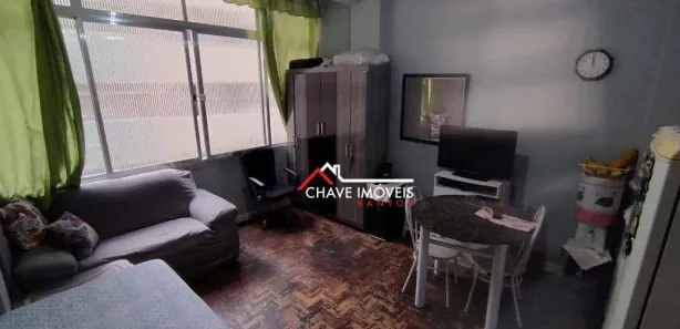 Kitnet com 1 Quarto à venda, 24m² no Gonzaga, Santos