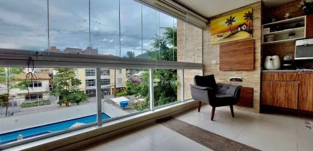Apartamento com 2 Quartos à venda, 92m² no Loteamento João Batista Julião, Guarujá