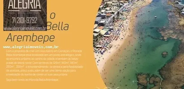 Terreno / Lote / Condomínio à venda, 180m² no Pólo Industrial de Camaçari, Camaçari