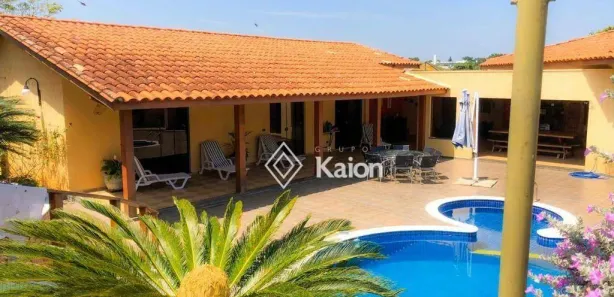 Casa de Condomínio com 7 Quartos para venda ou aluguel, 1300m² no Condomínio Fechado Piccolo Paese, Salto
