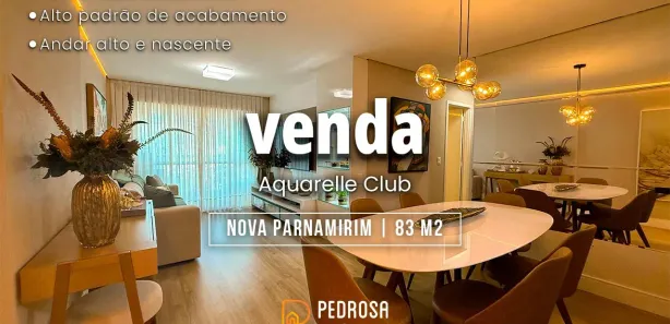 Apartamento com 3 Quartos à venda, 83m² no Nova Parnamirim, Parnamirim