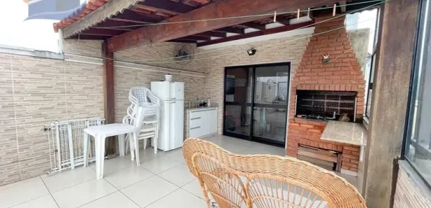 Cobertura com 3 Quartos para alugar, 130m² no Enseada, Guarujá