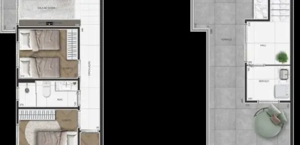 Cobertura com 3 Quartos à venda, 150m² no São Pedro, São José dos Pinhais