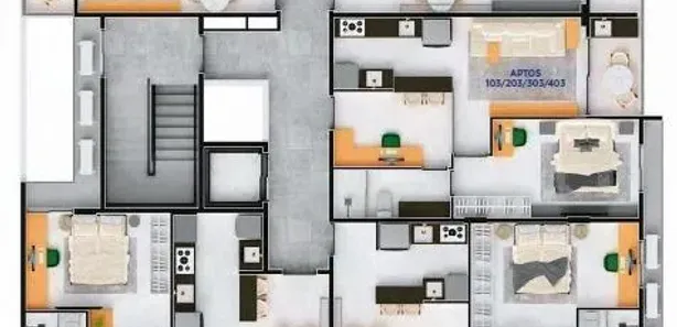 Loft com 3 Quartos à venda, 71m² no Bessa, João Pessoa