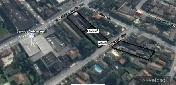 Terreno / Lote / Condomínio à venda, 1125m² no Estradinha, Paranaguá