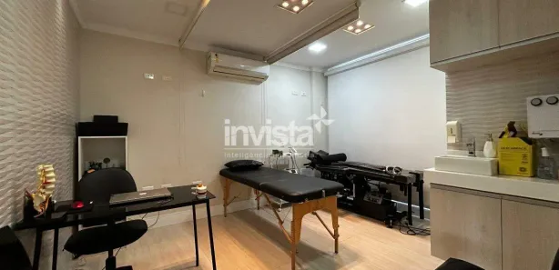 Conjunto Comercial / Sala com 1 Quarto para alugar, 52m² no Encruzilhada, Santos