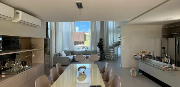 Casa de Condomínio com 5 Quartos para venda ou aluguel, 340m² no Alphaville (Abrantes), Camaçari