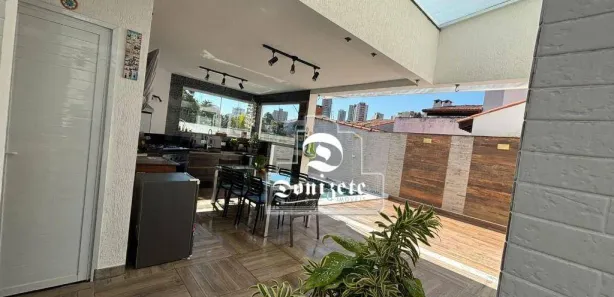 Casa de Condomínio com 5 Quartos para alugar, 400m² no Campestre, Santo André