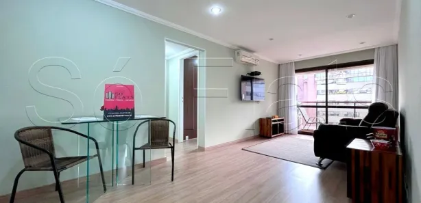 Flat com 1 Quarto para alugar, 46m² no Cerqueira César, São Paulo