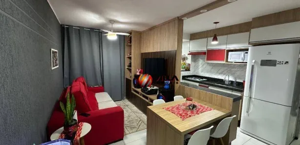 Apartamento com 2 Quartos para alugar, 50m² no Jardim das Palmeiras I, Nova Odessa