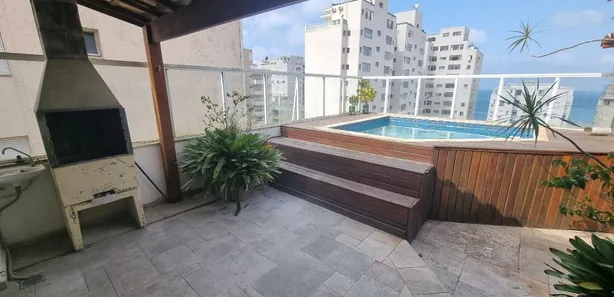 Cobertura com 2 Quartos para venda ou aluguel, 180m² no Pitangueiras, Guarujá