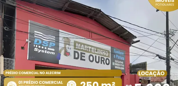 Prédio Inteiro para alugar, 250m² no Lagoa Seca, Natal