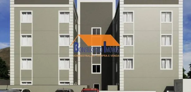 Apartamento com 2 Quartos à venda, 48m² no Asteca (São Benedito), Santa Luzia