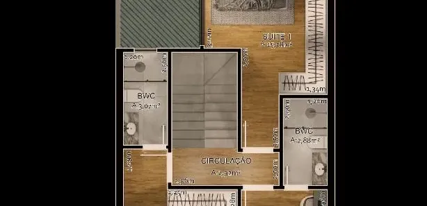 Sobrado com 3 Quartos à venda, 117m² no Pilarzinho, Curitiba