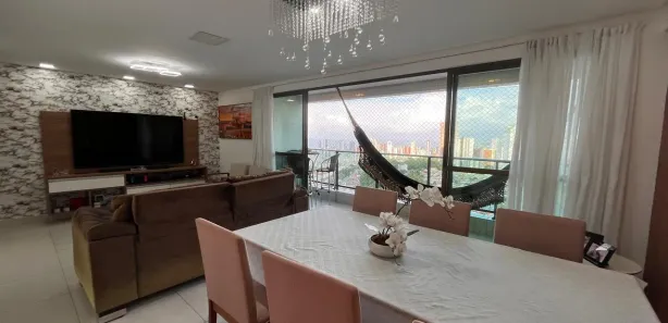 Apartamento com 3 Quartos para alugar, 127m² no João Agripino, João Pessoa