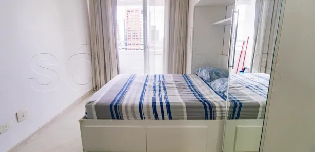 Flat com 1 Quarto para alugar, 27m² no Pinheiros, São Paulo