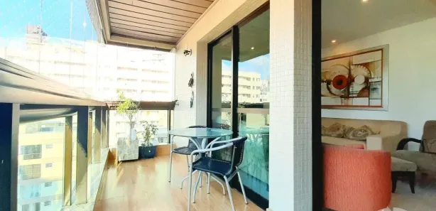 Apartamento com 3 Quartos para alugar, 110m² no José Menino, Santos