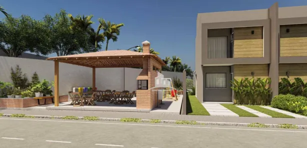 Casa de Condomínio com 2 Quartos à venda, 70m² no Parque Independência, Barra Mansa
