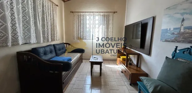 Apartamento com 1 Quarto para alugar, 50m² no Acaraú, Ubatuba