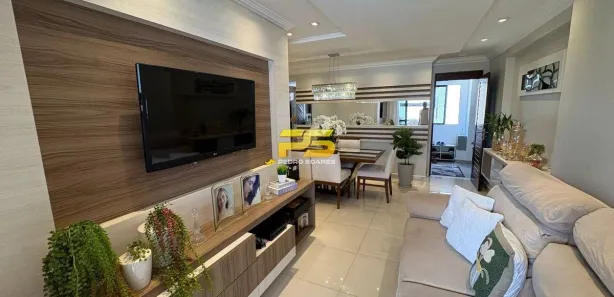 Apartamento com 3 Quartos à venda, 116m² no Tambaú, João Pessoa