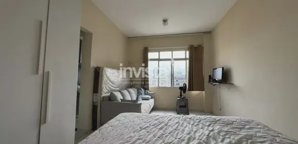 Kitnet com 1 Quarto à venda, 28m² no Boqueirão, Santos