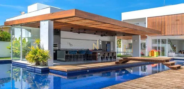 Casa de Condomínio com 5 Quartos à venda, 750m² no Arembepe (Abrantes), Camaçari