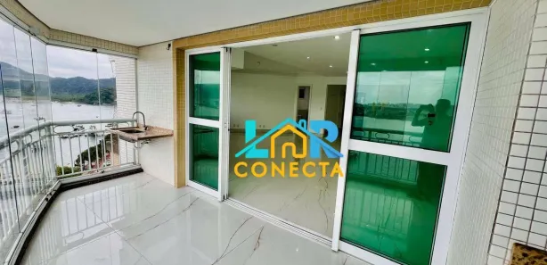 Apartamento com 3 Quartos para venda ou aluguel, 200m² no Ponta da Praia, Santos