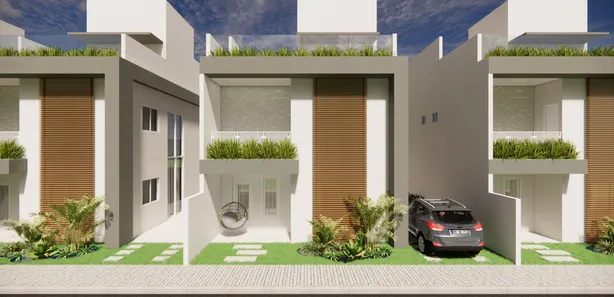 Casa de Condomínio com 4 Quartos à venda, 125m² no Buraquinho, Lauro de Freitas