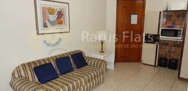 Flat com 1 Quarto para alugar, 45m² no Paraíso do Morumbi, São Paulo