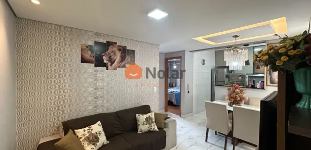 Apartamento com 2 Quartos à venda, 48m² no Chácaras Granja Pousada Del Rey, Santa Luzia