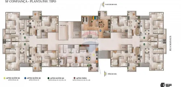 Apartamento com 2 Quartos à venda, 55m² no Cancelli, Cascavel