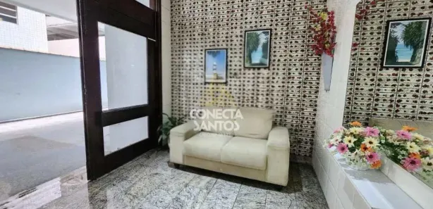 Apartamento com 1 Quarto para alugar, 45m² no Ponta da Praia, Santos