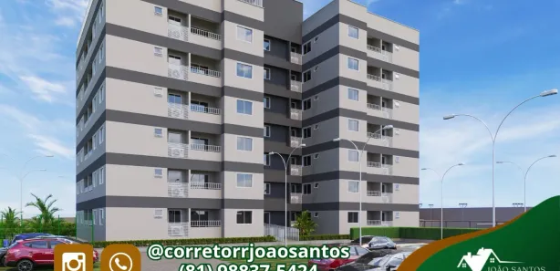Apartamento com 2 Quartos à venda, 51m² no Capibaribe, São Lourenço da Mata