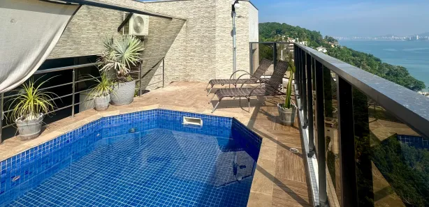 Cobertura com 5 Quartos para venda ou aluguel, 262m² no Mar e Céu, Guarujá