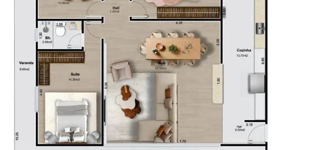 Cobertura com 3 Quartos à venda, 184m² no Itaúna, Saquarema
