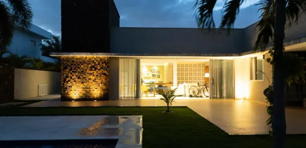 Casa de Condomínio com 4 Quartos para venda ou aluguel, 400m² no Busca Vida (Abrantes), Camaçari