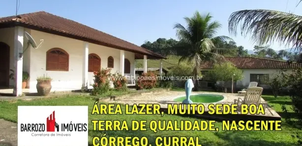 Fazenda / Sítio / Chácara com 3 Quartos à venda, 750200m² no Maraporã, Cachoeiras de Macacu