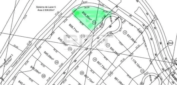 Terreno / Lote / Condomínio à venda, 838m² no Residencial Haras Patente, Jaguariúna