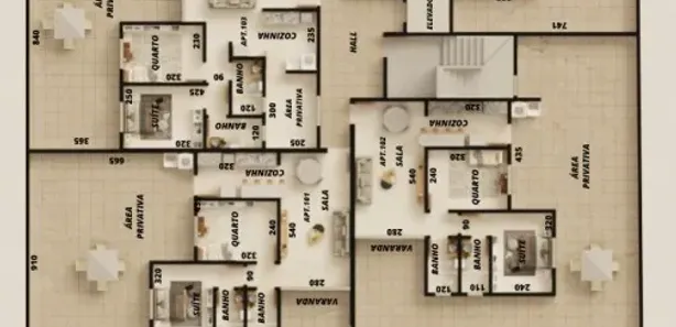 Apartamento com 2 Quartos à venda, 54m² no Santa Branca, Belo Horizonte