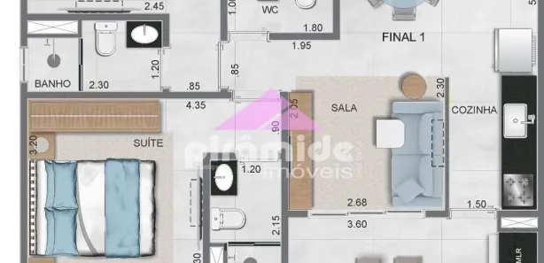 Cobertura com 3 Quartos à venda, 150m² no Vila Atlântica, Caraguatatuba
