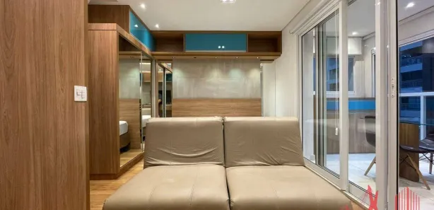 Studio com 1 Quarto para alugar, 35m² no Consolação, São Paulo