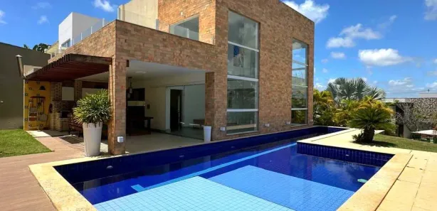 Casa de Condomínio com 3 Quartos à venda, 380m² no Alphaville (Abrantes), Camaçari