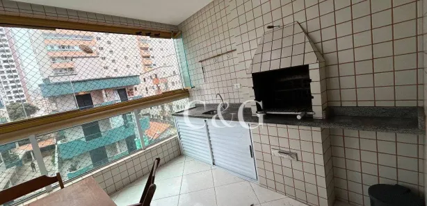 Apartamento com 2 Quartos para alugar, 92m² no Aviação, Praia Grande
