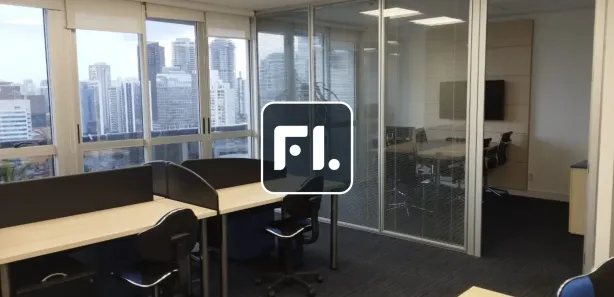 Conjunto Comercial / Sala para alugar, 115m² no Vila São Francisco (Zona Sul), São Paulo