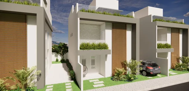 Casa de Condomínio com 4 Quartos à venda, 125m² no Buraquinho, Lauro de Freitas