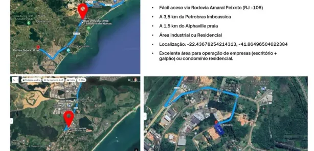 Terreno / Lote / Condomínio para alugar, 4100m² no Mar do Norte, Rio das Ostras