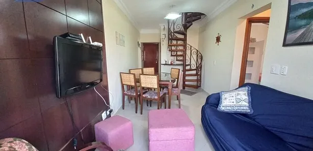 Cobertura com 3 Quartos para alugar, 160m² no Enseada, Guarujá
